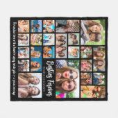 Couverture Polaire BESTIVITÉS modernes FOREVER 23 Photo Collage perso (Devant (Horizontal))