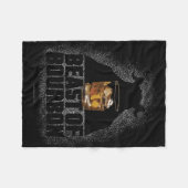 Couverture Polaire Bête de Bourbon Fleece Blanket (Devant (Horizontal))