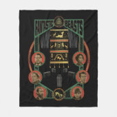 Couverture Polaire Bêtes fantastiques Salle des besoins Graphique (Devant)