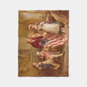 Couverture Polaire Betsy Ross, 1777 (Histoire américaine) (Patriote a (Devant)