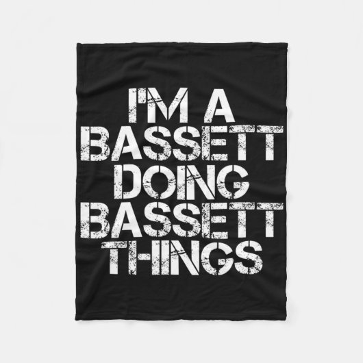 Couverture Polaire Bett Funny Nom de famille Arbre de famille Anniver (Devant)