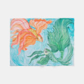 Couverture Polaire Bétta Blanche Danse (Devant (Horizontal))