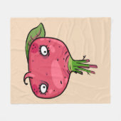 Couverture Polaire Betterave (Devant (Horizontal))