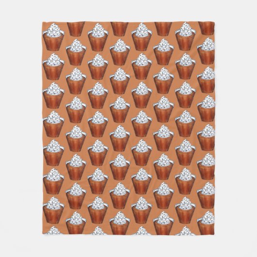 Couverture Polaire Beurre-écossais Pudding Crème à hanches Alimentati (Devant)