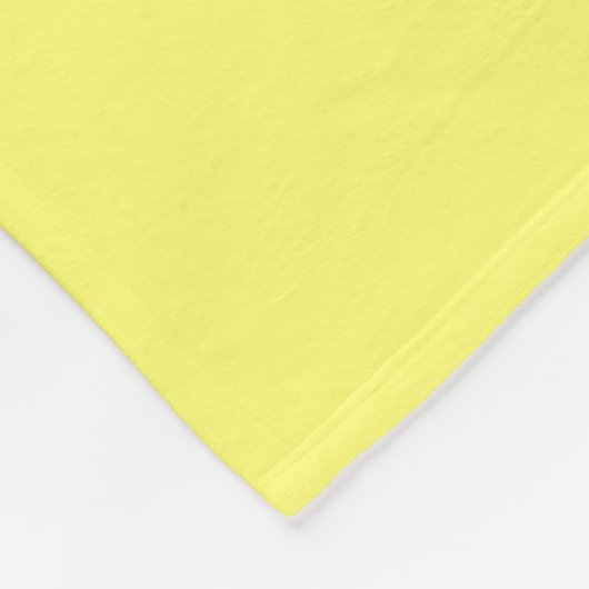 Couverture Polaire Beurre jaune (Coin)