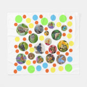 Couverture Polaire Beurre moderne tendance Pois Enfants (Devant (Horizontal))