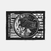 Couverture Polaire Beware The Jolakotturinn Yule Cat Icelandic Christ (Devant (Horizontal))