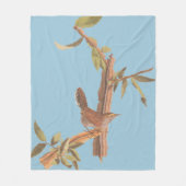 Couverture Polaire Bewick's Wren Audubon, un oiseau solitaire à longu (Devant)