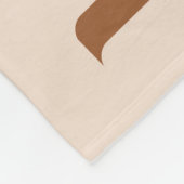 Couverture Polaire BFF beige moderne 5 Photos Collage (Coin)