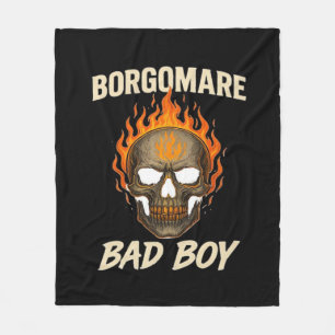 Couverture Polaire Bgm Mauvais - Squelette Mains Coeur