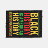 Couverture Polaire Bhm Gift Histoire Noire Histoire Américaine Afriqu (Devant (Horizontal))