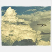 Couverture Polaire BI-PLANE dans les NUAGES (Devant (Horizontal))