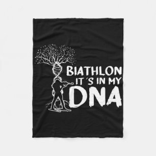 Couverture Polaire Biathlon C'est dans ma motivation pour un biathlèt