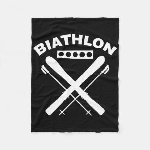 Couverture Polaire Biathlon Ski Ski Sports d'hiver Ski de fond