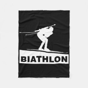 Couverture Polaire Biathlon Ski Ski Sports d'hiver Ski de fond