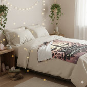 Couverture Polaire Bibliothèque "Balance dans la beauté" Blanche pola