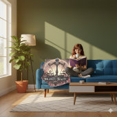 Couverture Polaire Bibliothèque "Balance dans la beauté" Blanche pola