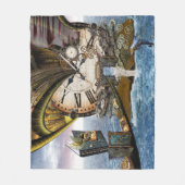 Couverture Polaire Bibliothèque océanique de punk à vapeur (Devant)