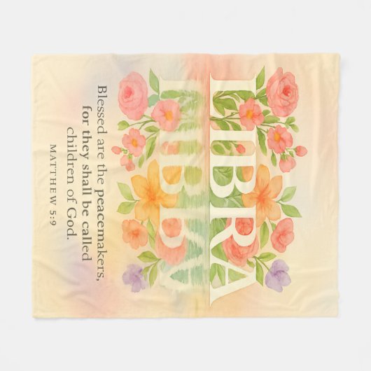 Couverture Polaire Bibliothèque Peacemaker Aquarelle polaire (Devant (Horizontal))