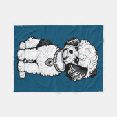 Couverture Polaire Bichon Frise (Devant (Horizontal))