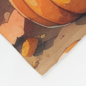 Couverture Polaire Bichon Frise À L'Automne Feuilles Thanksgiving Art (Coin)