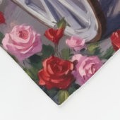 Couverture Polaire Bichon Frise Dog Valentine's Day (Coin)