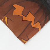 Couverture Polaire Bichon Frise Halloween Éffrayant (Coin)