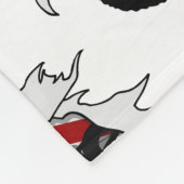 Couverture Polaire Bicyclette déchirée de BMX (Coin)