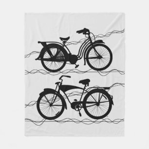 Couverture Polaire Bicyclette Noir 1