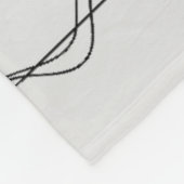 Couverture Polaire Bicyclette Noir 1 (Coin)