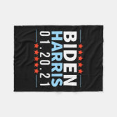 Couverture Polaire Biden Harris Janvier 2021 Victoire électorale Inau (Devant (Horizontal))