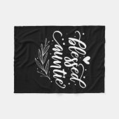 Couverture Polaire Bienheureuse Tante (Devant (Horizontal))