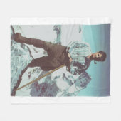 Couverture Polaire Bienheureux Pier Giorgio Frassati (Devant (Horizontal))