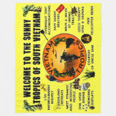 COUVERTURE POLAIRE BIENVENUE AUX TROPIQUES SOLEILLÉS DU VIETNAM (Devant)