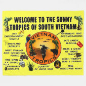 COUVERTURE POLAIRE BIENVENUE AUX TROPIQUES SOLEILLÉS DU VIETNAM (Devant (Horizontal))