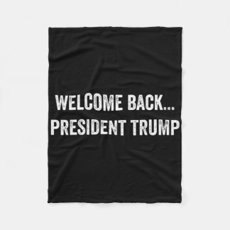 Couverture Polaire Bienvenue Byck... Président Trump Élection États-U