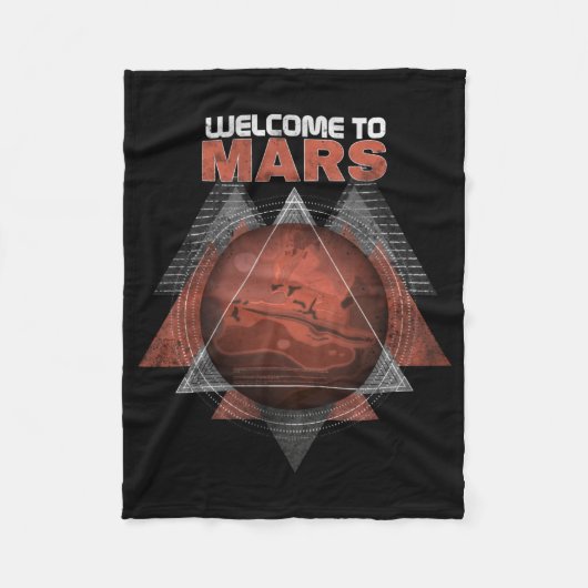 Couverture Polaire Bienvenue sur Mars Solar System Space Planet (Devant)
