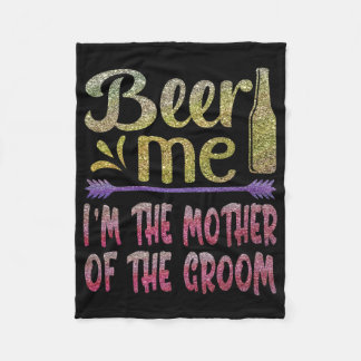 Couverture Polaire Bière Moi Je suis la Mère de la Groom Funny Famill