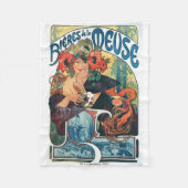 Couverture Polaire Bieres de la Meuse, Mucha (Devant)