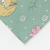 Couverture Polaire Big Bird | Good Vibes Floral Pattern (Coin)