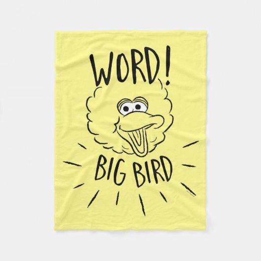 Couverture Polaire Big Bird Skate Logo - Word! Big Bird (Devant)