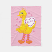 Couverture Polaire Big Bird Valentine (Devant)