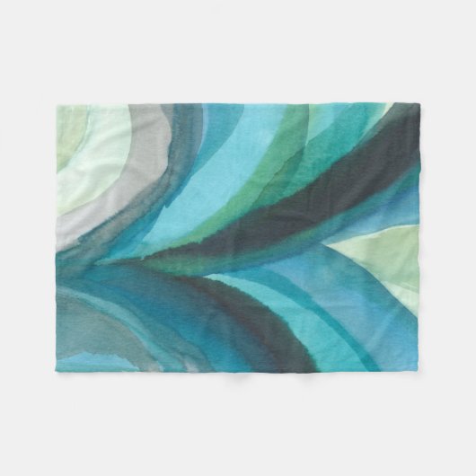 Couverture Polaire Big Blue Leaf I (Devant (Horizontal))