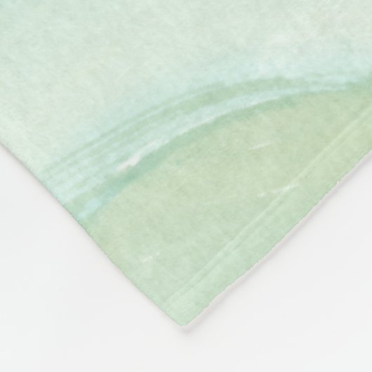 Couverture Polaire Big Blue Leaf I (Coin)