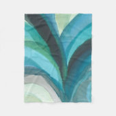 Couverture Polaire Big Blue Leaf I (Devant)