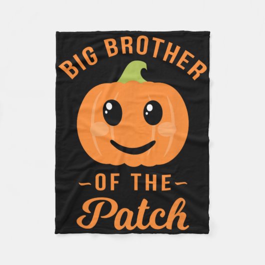 Couverture Polaire Big Brother Of The Patch - Famille Citrouille Hall (Devant)