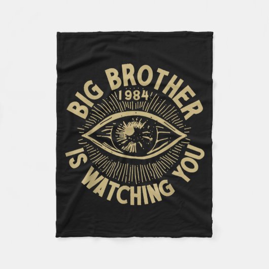 Couverture Polaire Big Brother Vous Regarde (Devant)