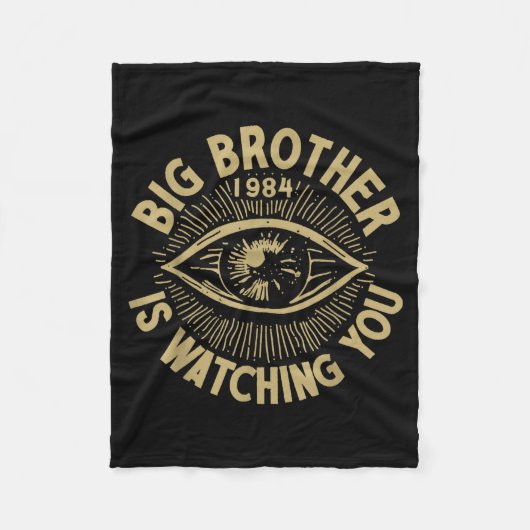 Couverture Polaire Big Brother Vous Regarde (Devant)