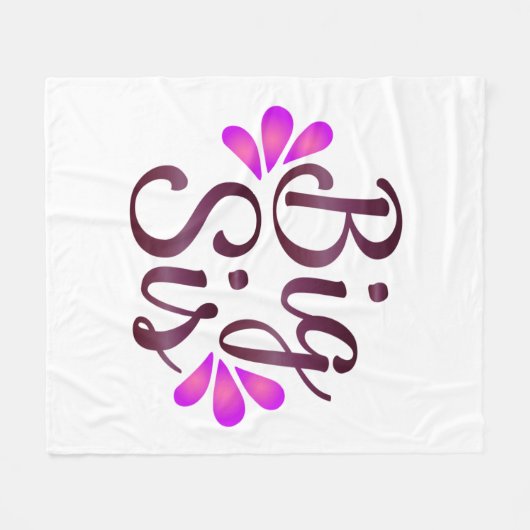 Couverture Polaire Big Sis (Devant (Horizontal))