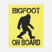 Couverture Polaire Bigfoot à bord - Funny Bigfoot (Devant)